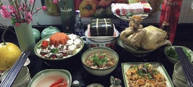 xôi chè cúng ông Táo