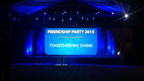 Cho thuê màn hình Led P3 - Friendship Party 2015 tại Tân Cảng, Bình Thạnh