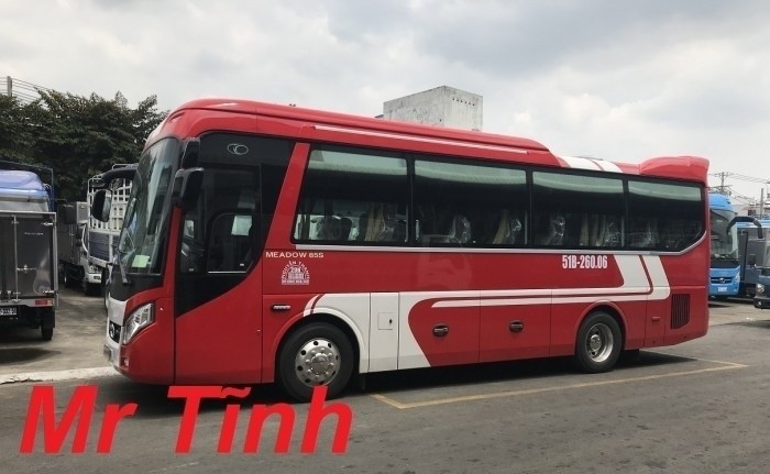 Đánh giá xe 29 chỗ bầu hơi Thaco TB85 E4 2018