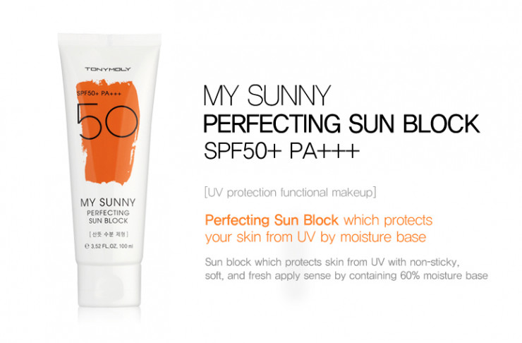 Tonymoly My Sunny Perfecting Sun Block Kem Chống Nắng Số 1 Hàn Quốc