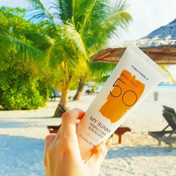 Tonymoly My Sunny Perfecting Sun Block Kem Chống Nắng Số 1 Hàn Quốc