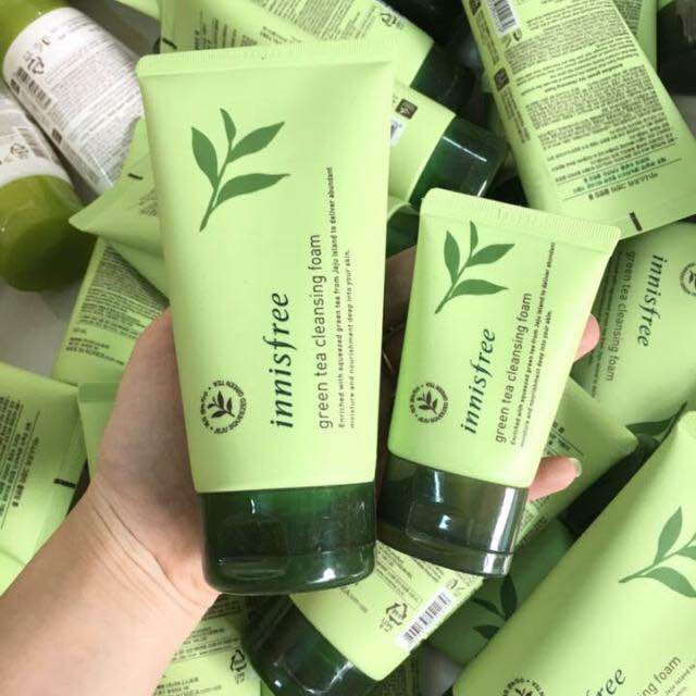 Sữa rửa mặt Innisfree trà xanh Green Tea Cleansing Foam hiệu quả đã được kiểm chứng