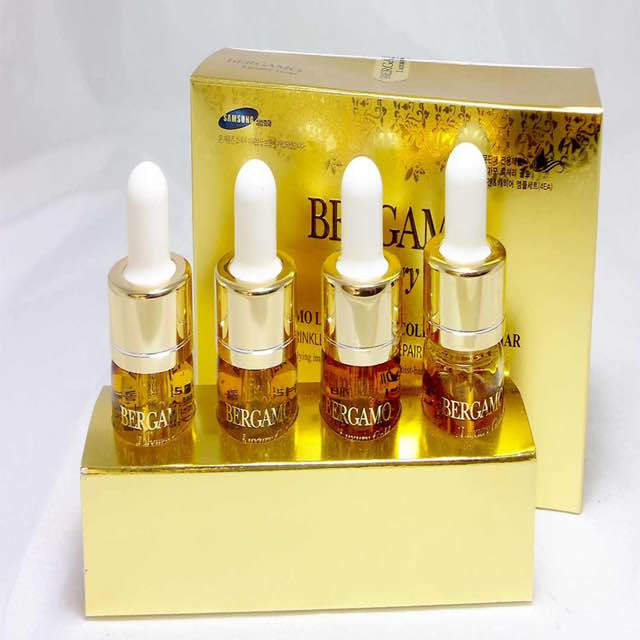 Sử dụng tinh chất nâng cơ BERGAMO 24K Gold Brilliant Essence để yêu thương làn da của mình các bạn nhé!(3)