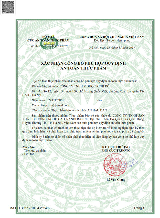 An Hầu Đan thảo dược giúp hỗ trợ điều trị viêm amidan, viêm họng cấp và mãn tính(1)