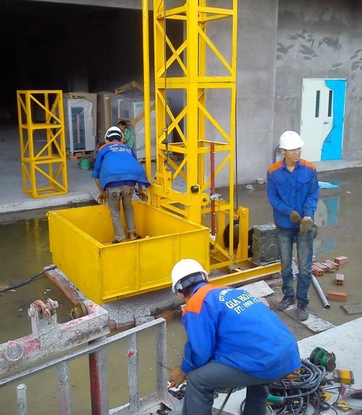 Vận thăng nâng hàng- Giải pháp nâng hàng hiệu quả cho công trình