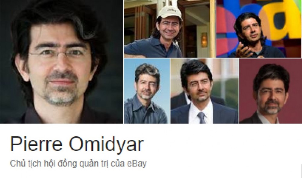 Pierre Omidyar - Vua đấu giá, ông trùm của eBay