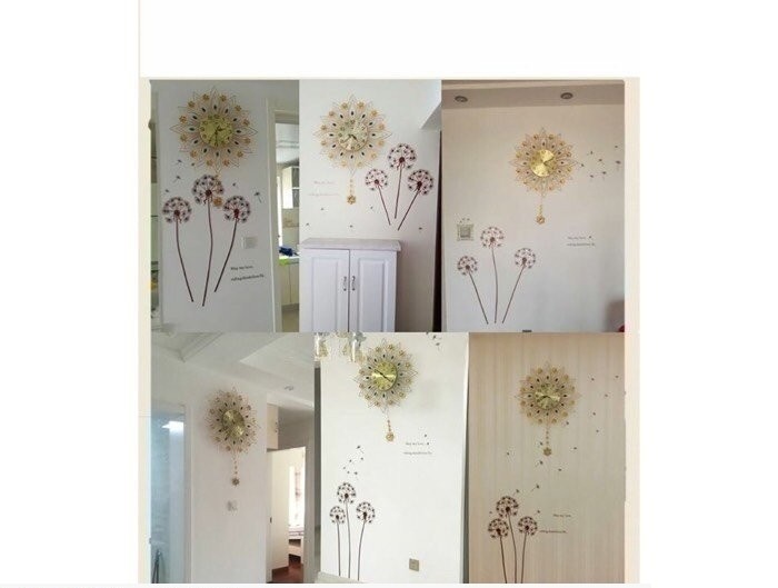 Đồng hồ trang trí tường DHS37