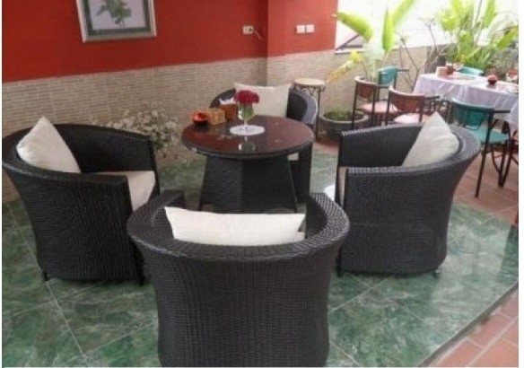 Giá bàn ghế giả mây cafe hiện nay(1)