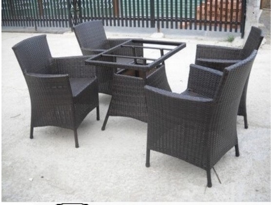 Các bộ bàn ghế giả mây giá rẻ(3)