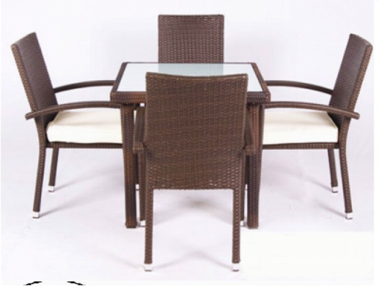 Các bộ bàn ghế giả mây giá rẻ(4)