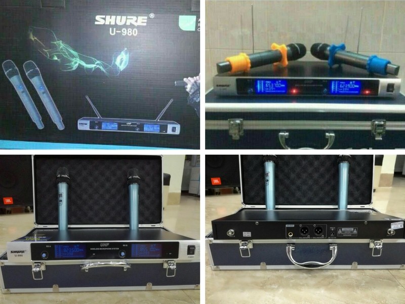 Đánh giá Micro không dây Shure u980 - Micro cao cấp phù hợp với mọi không gian karaoke gia đình