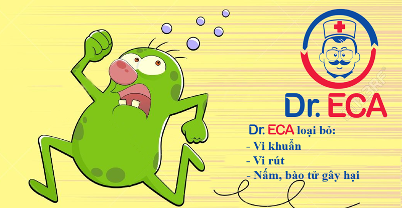 Tác dụng của dung dịch khử trùng DrECA