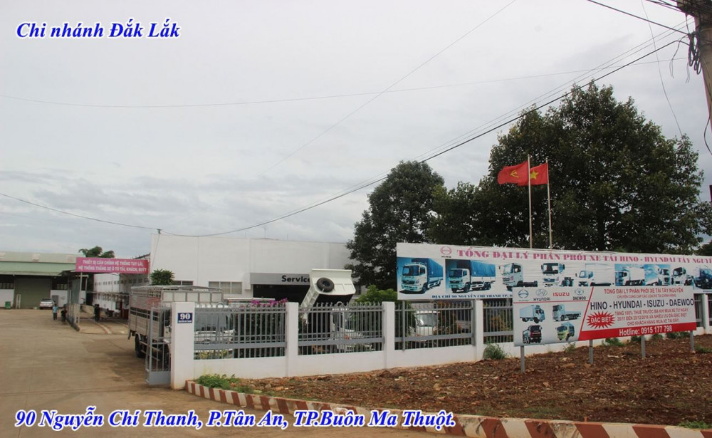 Công ty Ô Tô Tây Nguyên phân phối xe tải nhập khẩu, xe tải lắp ráp, các loại xe tải, xe chuyên dùng Hino, Isuzu, Hyundai