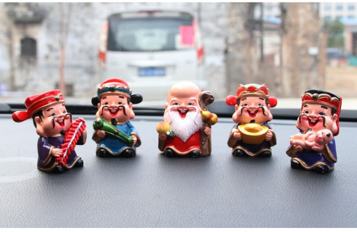 Bộ tượng 5 ông thần tài ngộ nghĩnh trang trí ô tô, bàn làm việc "đốn tim" giới trẻ Sài Gòn(5)