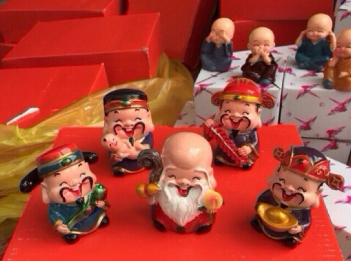 Bộ tượng 5 ông thần tài ngộ nghĩnh trang trí ô tô, bàn làm việc "đốn tim" giới trẻ Sài Gòn(6)