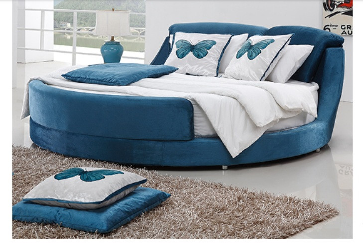 10 mẫu phòng ngủ sang trọng với chiếc giường tròn cao cấp, giá rẻ TPHCM(4)