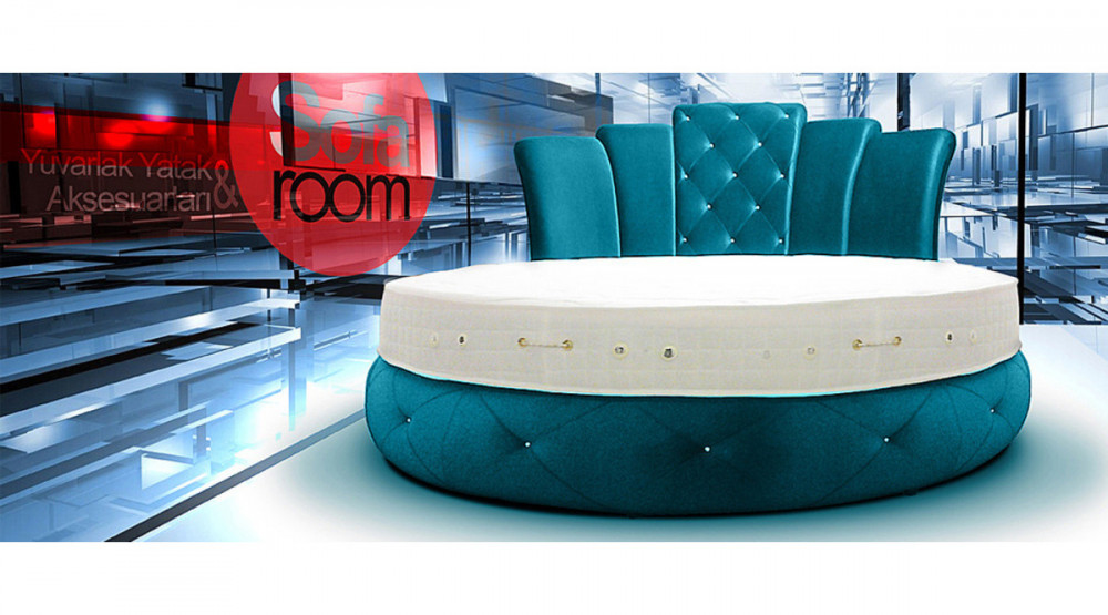10 mẫu phòng ngủ sang trọng với chiếc giường tròn cao cấp, giá rẻ TPHCM(6)