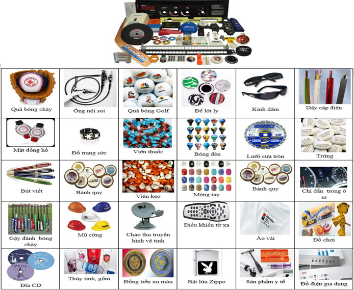 ứng dụng kỹ thuật in Tampo 