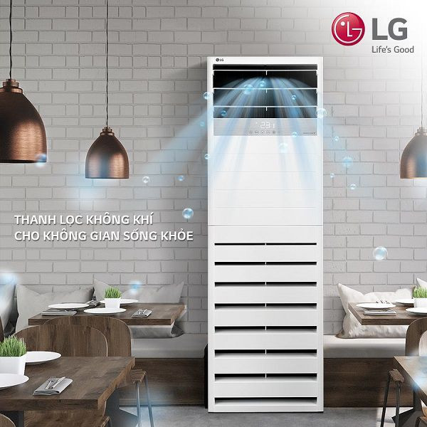 Máy lạnh tủ đứng LG APUQ - máy lạnh âm trần LG ATNQ nhập khẩu từ Thái Lan