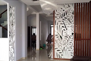 Một số hình ảnh vách ngăn phòng khách đẹp.