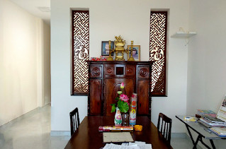 Mẫu vách ngăn bàn thờ hiện đại trong năm 2018