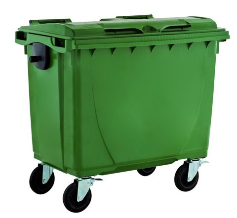 Cung cấp thùng rác nhựa 660 lít 4 bánh xe giá tốt