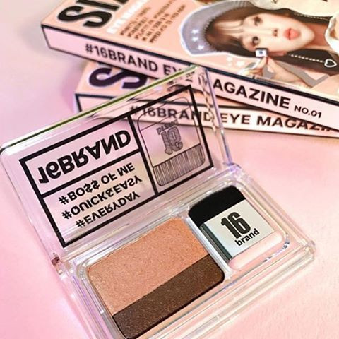 Phấn mắt 16 BRAND Sixteen Eye Magazine cho bạn 2 lựa chọn tuyệt vời