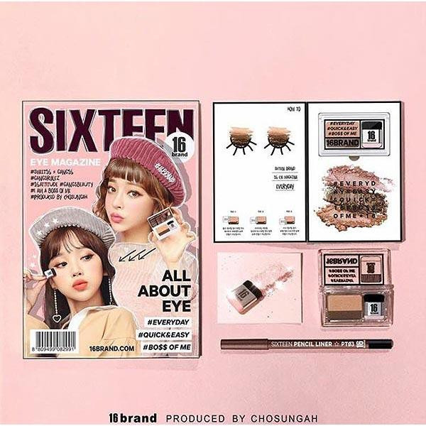 Phấn mắt 16 Brand Sixteen Eye Magazine - bí quyết tạo cho đôi mắt trở nên sống động, giàu sức sống(3)