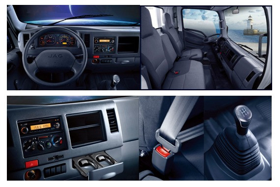 Đánh giá xe tải Jac 2T4 về các tiện ích trên xe