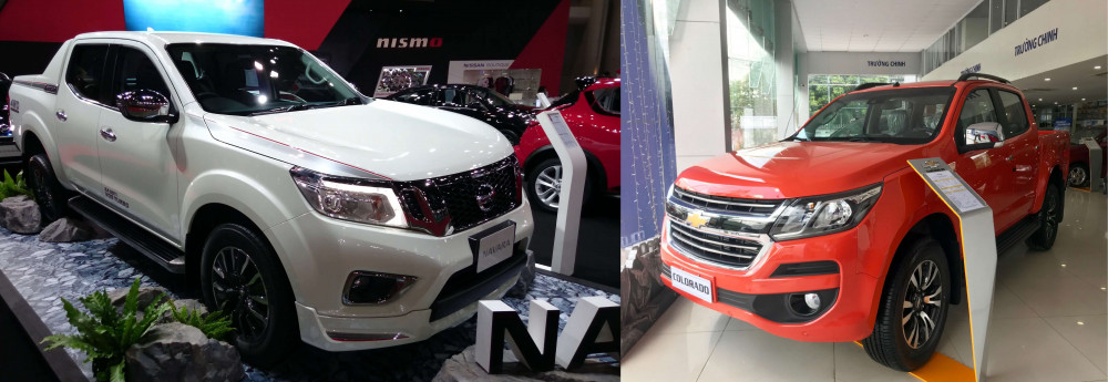 700 triệu nên chọn Nissan Navara hay Chevrolet Colorado?