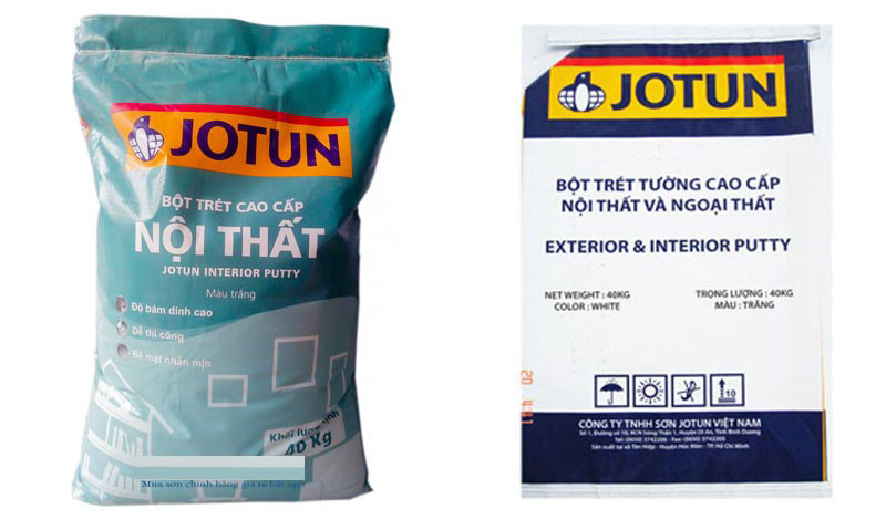 Nơi cung cấp sỉ và lẻ bột trét Jotun chính hãng giá rẻ