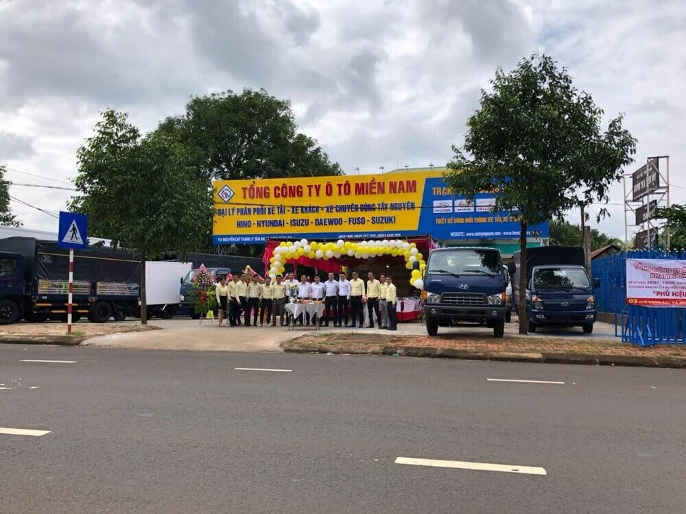 hệ thống showroom của Ô Tô Miền Nam