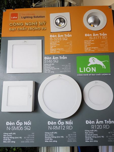 Tiêu chuẩn chất lượng dòng đèn led thương hiệu Lion