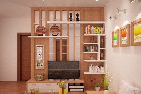 Báo giá hệ lam gỗ trang trí phòng khách và cầu thang