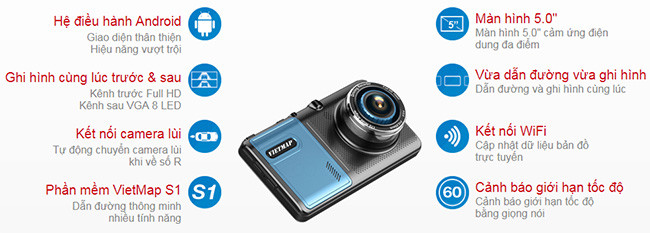 Camera hành trình vietmap A50