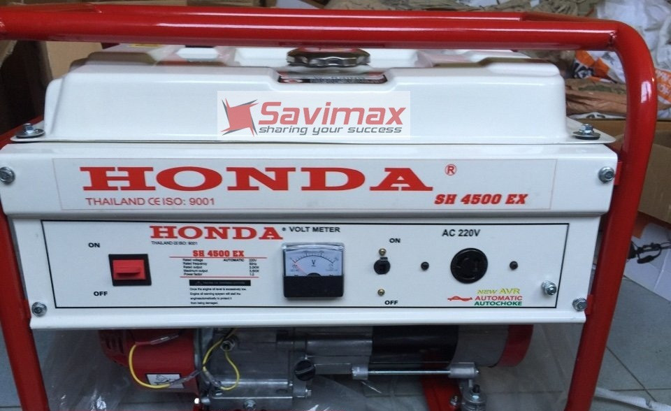 Máy phát điện Honda SH 4500EX (3.5kw, chạy xăng, đề nổ)