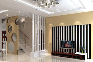 Thi công vách trang trí cầu thang đẹp CMT8 quận Tân Bình