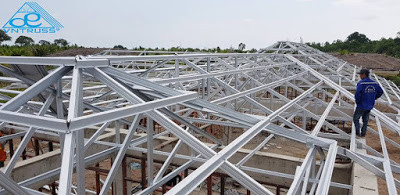 Thi công khung kèo Vntruss tại Phú Quốc