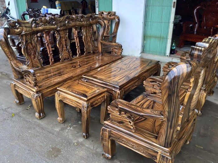 Mẫu bàn ghế gỗ phòng khách dưới 10 triệu đẹp
