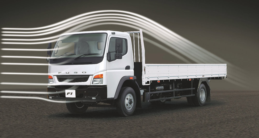cabin xe tải fuso fi thiết kế khí động học