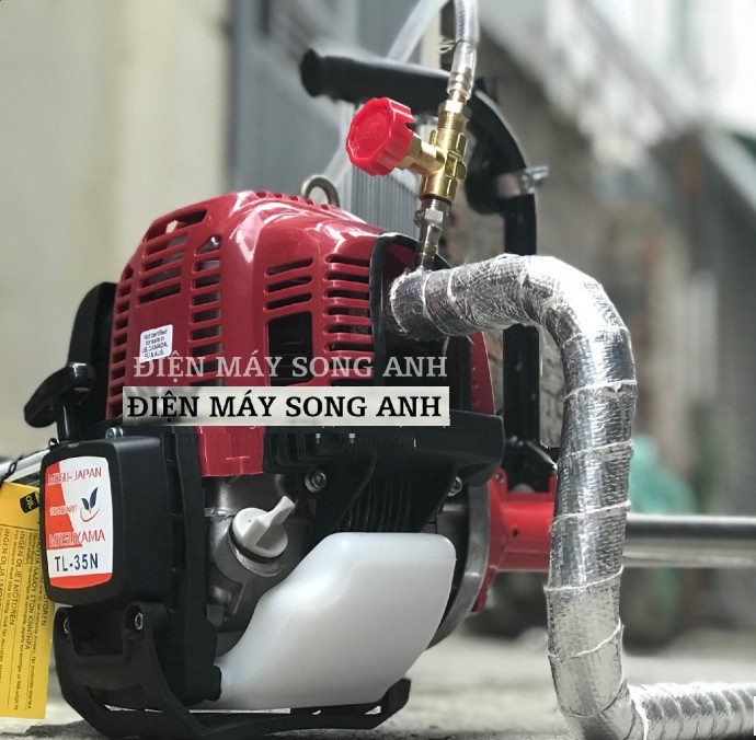 Máy phun khói diệt côn trùng sâu bệnh mini chạy xăng Mitsuyama TL-35N