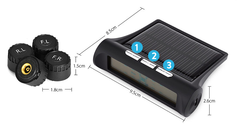 Hướng dẫn sử dụng van cảm biến áp suất lốp ô tô TPMS 620
