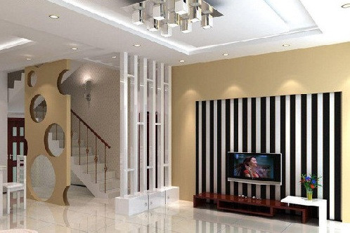 Xu hướng trang trí cầu thang, phòng khách bằng lam gỗ cnc 2018