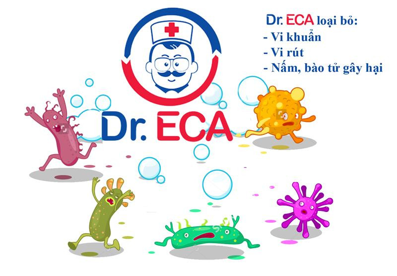 Dung dịch khử trùng Dr.ECA ngăn ngừa và loại bỏ vi khuẩn, vi nấm