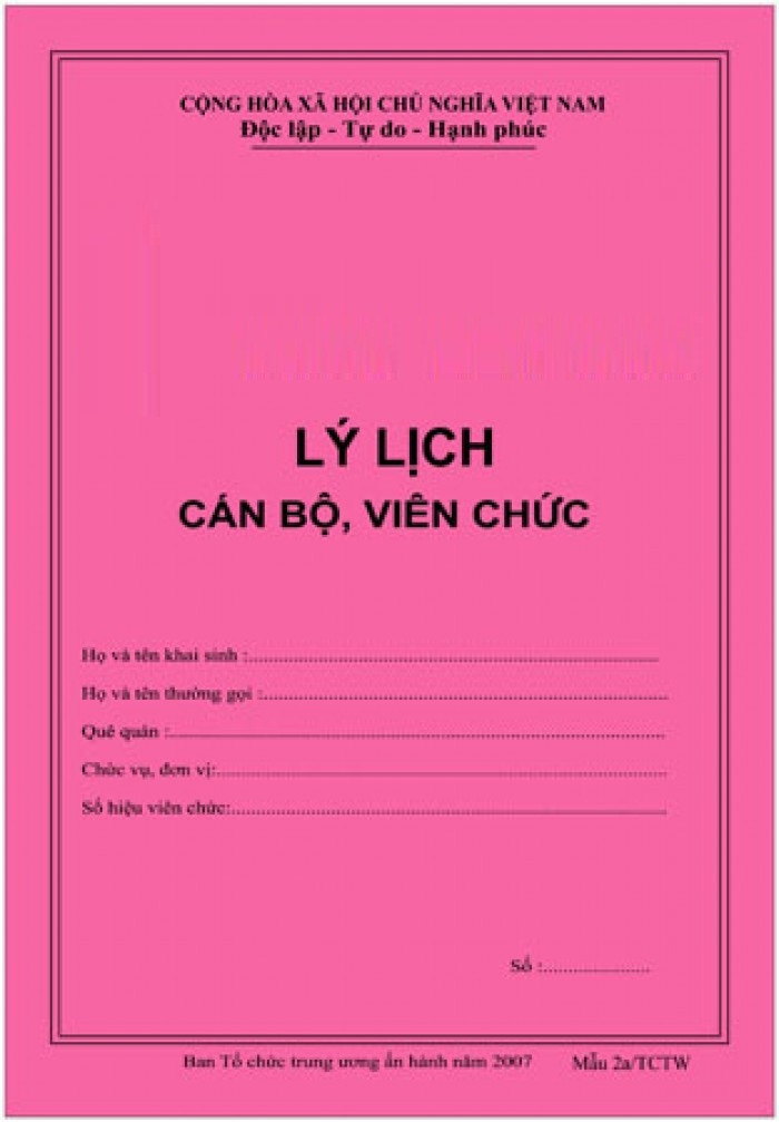 Tư vấn hồ sơ công chức bao gồm những gì?