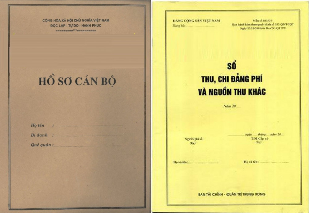 Mẫu bộ hồ sơ cán bộ công nhân viên chức