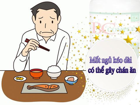 Triệu chứng mất ngủ kéo dài có thể gây chán ăn?