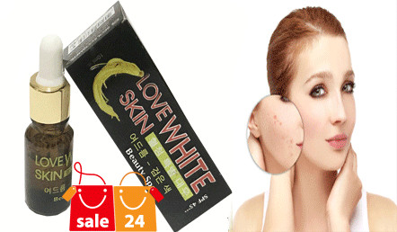 Tinh Chất Serum hỗ trợ trị mụn, thâm, chống Nhờn - Love Skin White Hàn Quốc