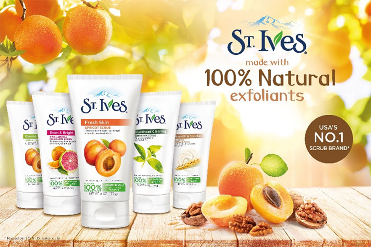 Sữa rửa mặt ST.IVES tươi mát da hương mơ 170g
