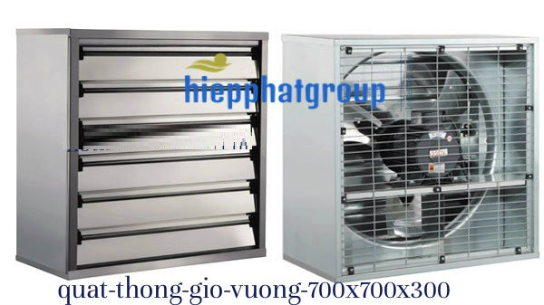 Quạt hút thông gió công nghiệp tại Bình Dương, Đồng Nai đầy đủ kích thước